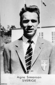 Fotboll, VM, 1958, Souvenir. Agne Simonsson