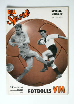 Fotboll, VM, 1958, Souvenir