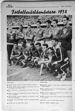 Fotboll, VM, 1958, Souvenir
