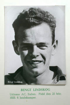 Fotboll, VM, 1958, Souvenir. Bengt Lindskog