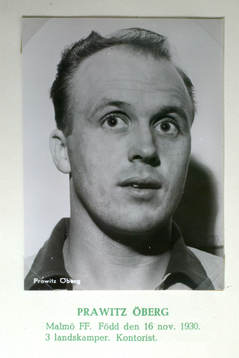 Fotboll, VM, 1958, Souvenir. Prawitz Öberg