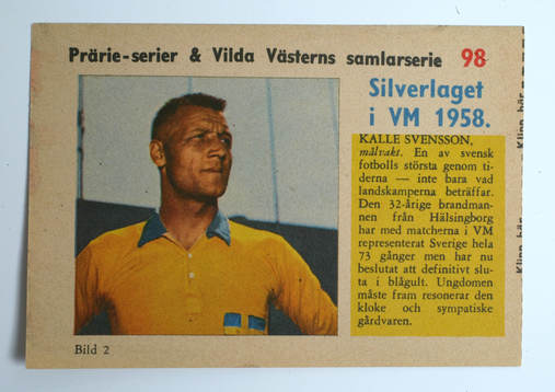 Fotboll, VM, 1958, Souvenir
