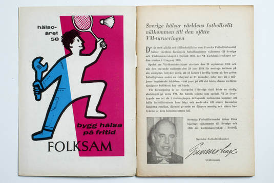 Fotboll, VM, 1958, Souvenir