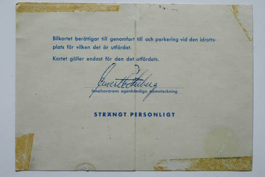 Fotboll, VM, 1958, Souvenir