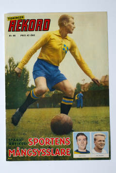 Fotboll, VM, 1958, Souvenir