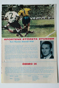Fotboll, VM, 1958, Souvenir