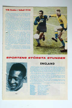 Fotboll, VM, 1958, Souvenir