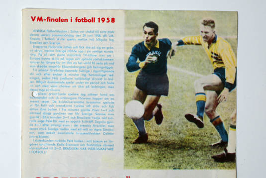 Fotboll, VM, 1958, Souvenir