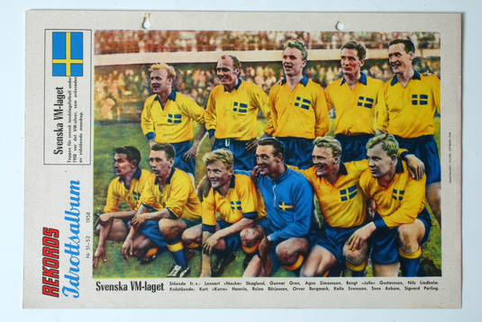 Fotboll, VM, 1958, Souvenir