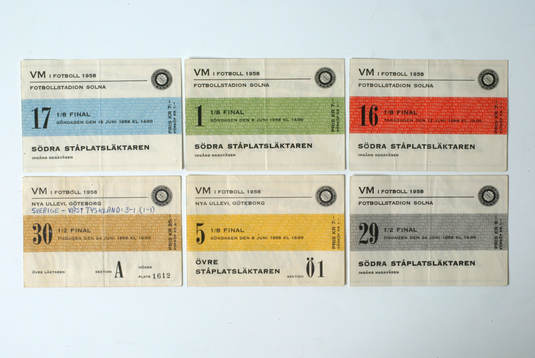 Fotboll, VM, 1958, Souvenir