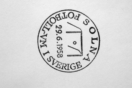 Fotboll, VM, 1958, Souvenir