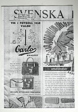 Fotboll, VM, 1958, Souvenir