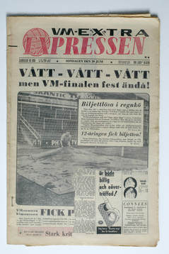 Fotboll, VM, 1958, Souvenir