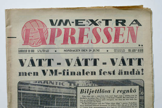 Fotboll, VM, 1958, Souvenir