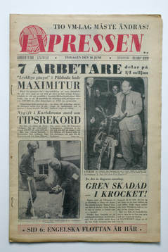 Fotboll, VM, 1958, Souvenir