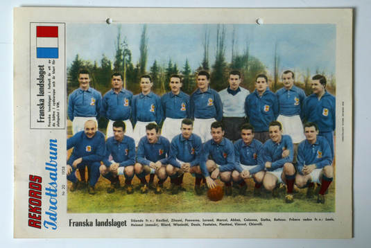 Fotboll, VM, 1958, Souvenir
