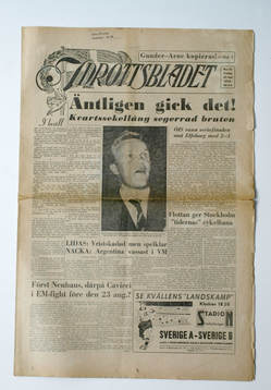 Fotboll, VM, 1958, Souvenir