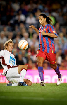 Fotboll, Spansk Liga, Primera Division, Barcelona -