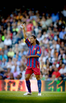 Fotboll, Spansk Liga, Primera Division, Ronaldinho,