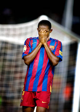 Samuel Eto´o, Barcelona, missar en målchans