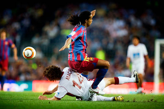 Fotboll, Spansk Liga, Primera Division, Barcelona -