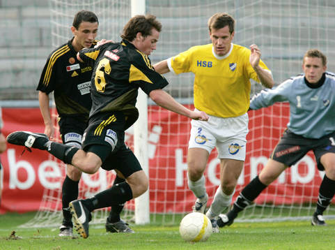 Johan Persson, IFK Hässleholm skjuter