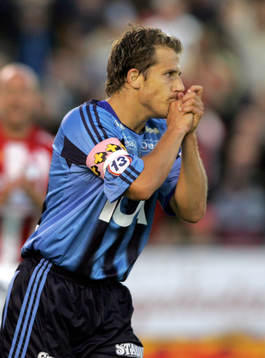 Tobias Hysén, Djurgården. Jubel