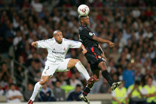 Roberto Carlos och Sylvain Wiltord