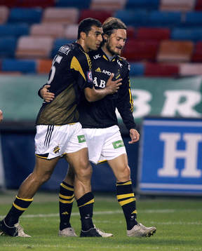 Arash Talebinejad och Mats Rubarth, AIK