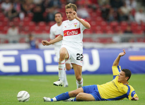 Jesper Groenkjaer, Stuttgart och Darijan Matic,Domzale