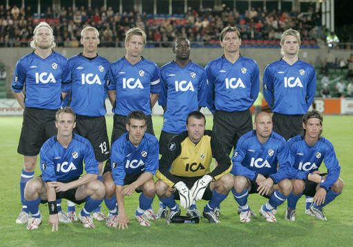 Halmstad, startelva, lagbild