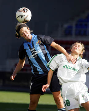 Fotboll, dam, UEFA Women Cup, Djurgården/Älvsjö -