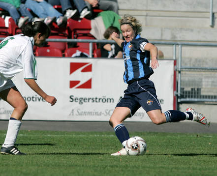 Fotboll, dam, UEFA Women Cup, Djurgården/Älvsjö -
