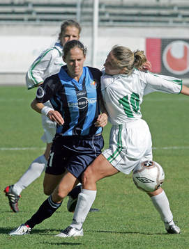 Fotboll, dam, UEFA Women Cup, Djurgården/Älvsjö -