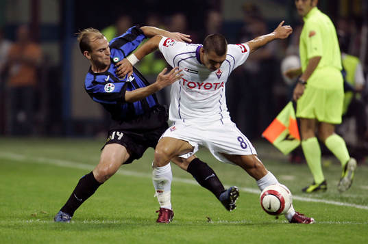 Cambiasso, Inter och Bojinov, Fiorentina