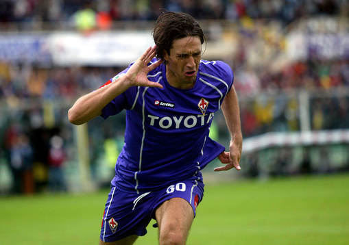 Luca Toni, Fiorentina, jubel