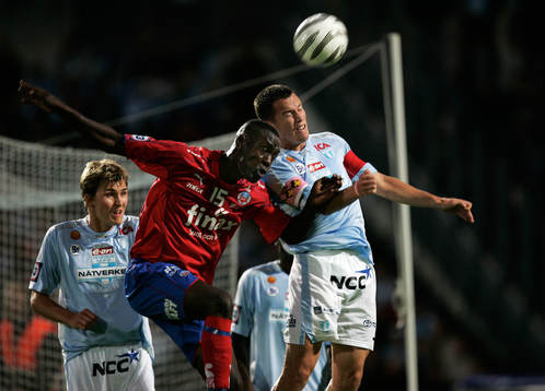 Daniel Andersson, Malmö och Olivier Karakezi, Helsingborg