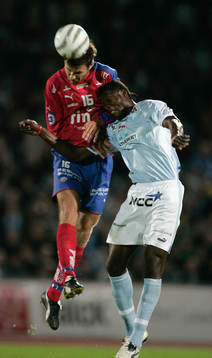 Andreas Jakobsson och Edward Ofere. Nickduell