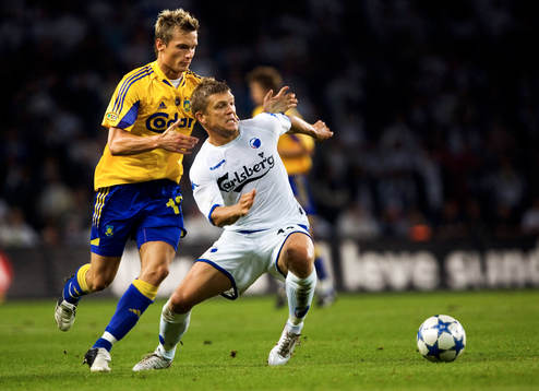 Marcus Allbäck och Jonas Kamper