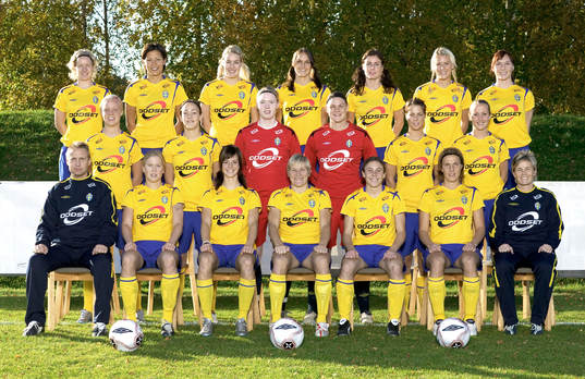 Övre Raden Fr. v. Victoria Svensson, Jane Törnqvist,