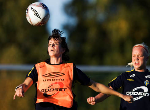 Lotta Schelin och Karolina Seger