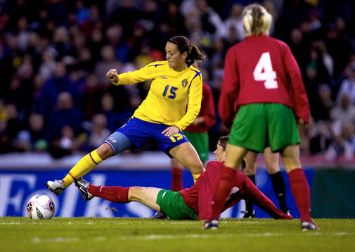 Therese Sjögran och Iryna Nikalayeva