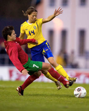 Johanna Almgren och Hanna Tatarinova