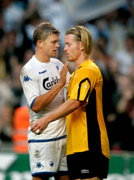 Marcus Allbäck, Köpenhamn och Fredrik Berglund, Esbjerg