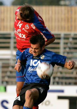 Andreas Granqvist, Helsingborg och Björn Anklev, Halmstad