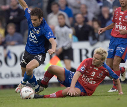 Upprinnelsen till 2-0, Björn Anklev kliver förbi Andreas