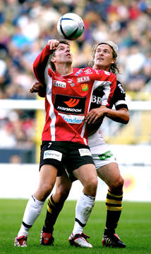 Thomas Heed, GAIS och Daniel Tjernström, AIK
