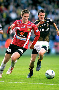 Mattias Östberg, GAIS och Kristian Haynes, AIK