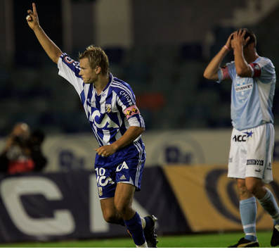 2-1, Niclas Alexandersson. Jubel
