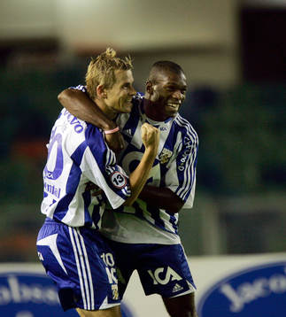 2-1, Niclas Alexandersson. Jubel